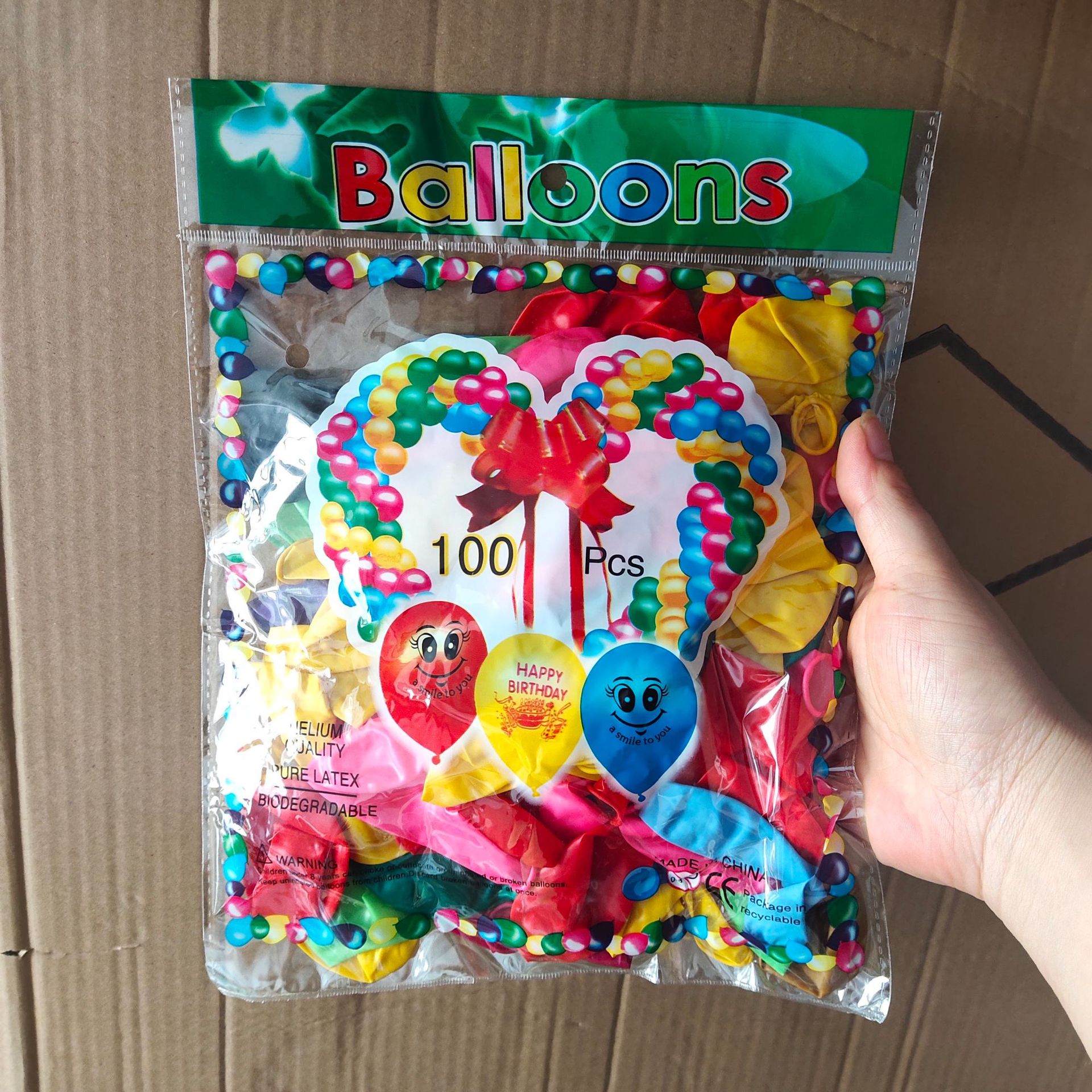 10-inch latex balloon 1.2g 1.5g pearlesc...