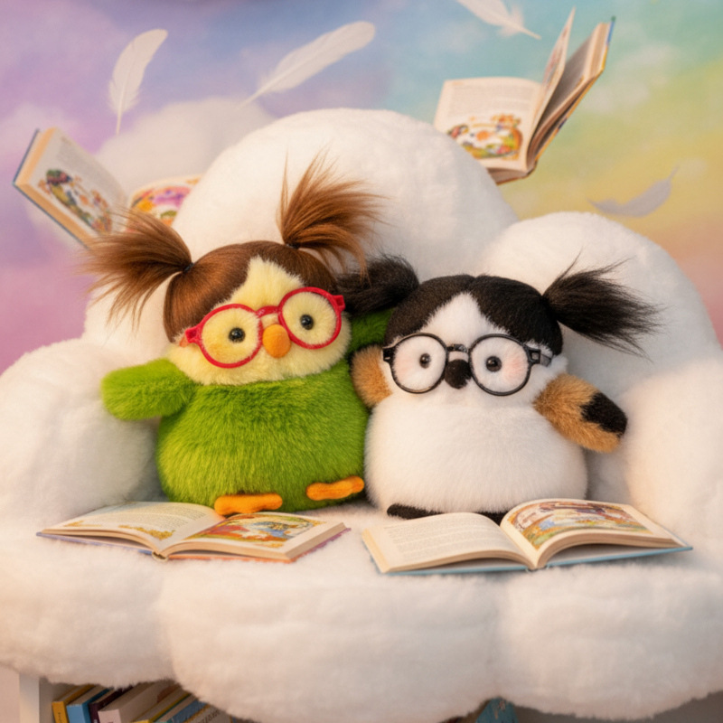 Kleine Vogelpuppe, krauser, molliger Spatz, handtellergroßes Plüschtier, Unisex, Lernbegleiter, keine Batterie erforderlich, ab 6 Jahren_voghion.com