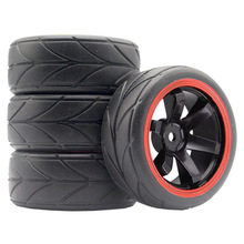 4个装 1:10平跑轮胎 平跑软胎 HSP FW06 樱花CS/D4 恒龙胎