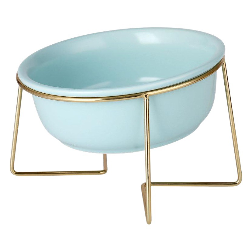 Gato tazón oblicuo tazón de cerámica para mascotas tazón de comida para gatos tazón de arroz para gatos tazón de comida para perros protección cervical columna vertebral pierna alta