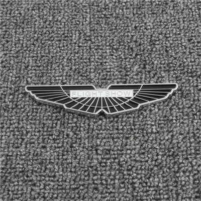 for Modified Steering Wheels, Body sticker - aston-martin-silver-and-black-one