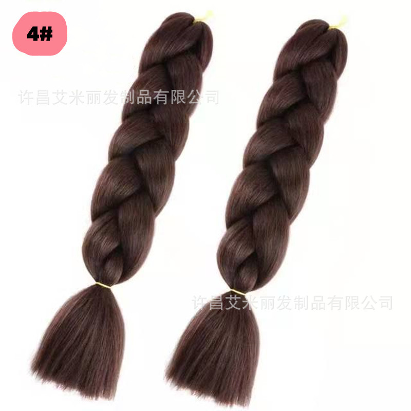 Trenzas africanas con cabello rosa渐 – materiales de alta temperatura, estilo boxeador