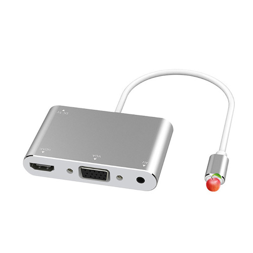 Suitable for iPhone to HDMI+VGA Adapter Mobile phone same-screen converter x6l-2 p32