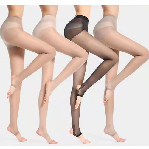 Summer foot-stepping stockings for women, thin, anti-snapping, beautiful leg shaping, black flesh-colored pantyhose, large size, anti-snagging, free of charge