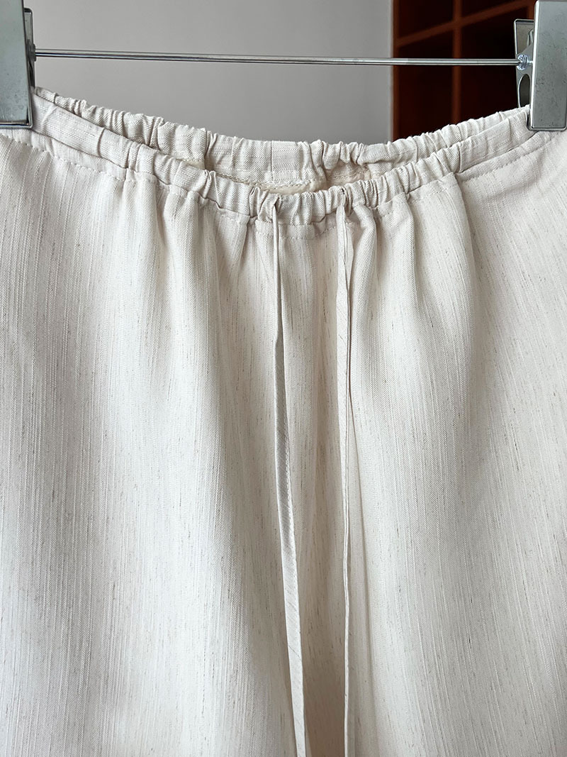 Chaleco sin mangas con abertura en la espalda, top, pantalones anchos, traje coreano de dos piezas para desplazamientos diarios