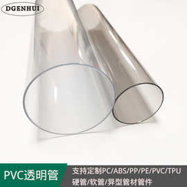 供应PVC高透明塑料管鱼漂化妆品包装管充电宝PC透明塑料包装筒
