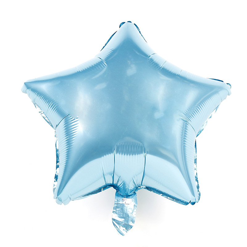 18 pulgadas estrella de cinco puntas amor globo de aluminio Decoración de cumpleaños propuesta de boda decoración estrella globo en forma de corazón