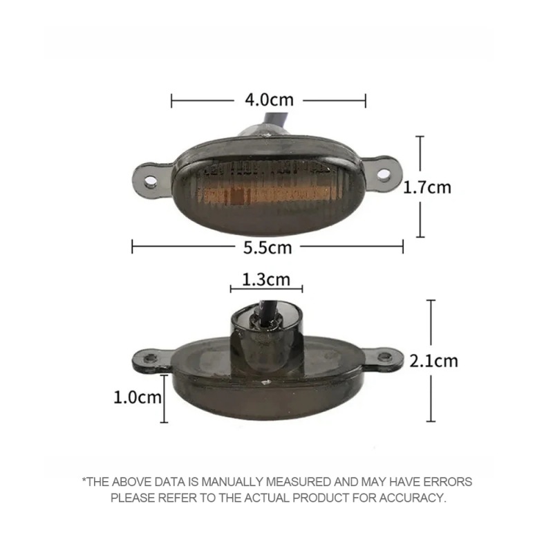 Car Grille 4-Light Led Small Yellow Light Raptor Grille Modified Led Decorative Light Pickup Anti-Fog Light Warning Light