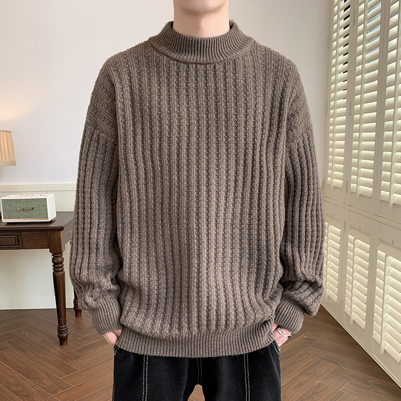 Winter universal knitted trend casual sweater