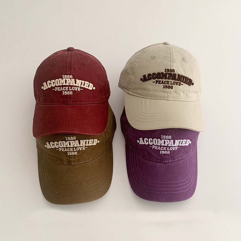 ins sombrero infantil de letras coreanas primavera y otoño sombrero de pato a prueba de viento sombrero de béisbol de viaje de bebés para hombres y mujeres