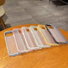 新しいつや消しスリーインワン iPhone16PROMAX 落下防止電話ケース Apple 15 ハーフドロップオイルリングケース 14 に適しています