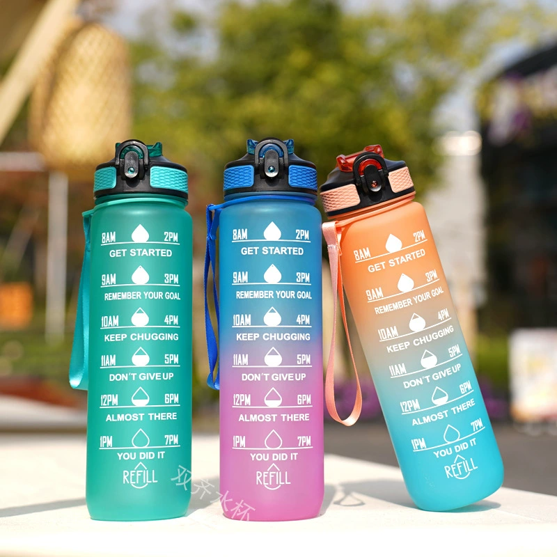 Объемное стекло для воды с стеклом, Amazon, 32 oz, (跨境贸易), градиент
