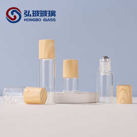 1ml 2ml滚珠瓶木纹盖3ml走珠瓶 香水唇油瓶 便携分装瓶多特瑞滚珠