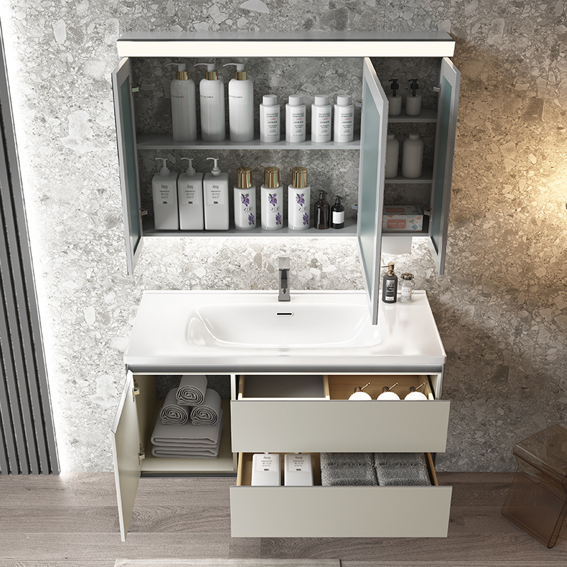 Roble Hangzhou fuente fábrica de metal cubierto con lámpara de borde de caucho madera pintura gabinete de baño combinado en una bañera gabinete de baño