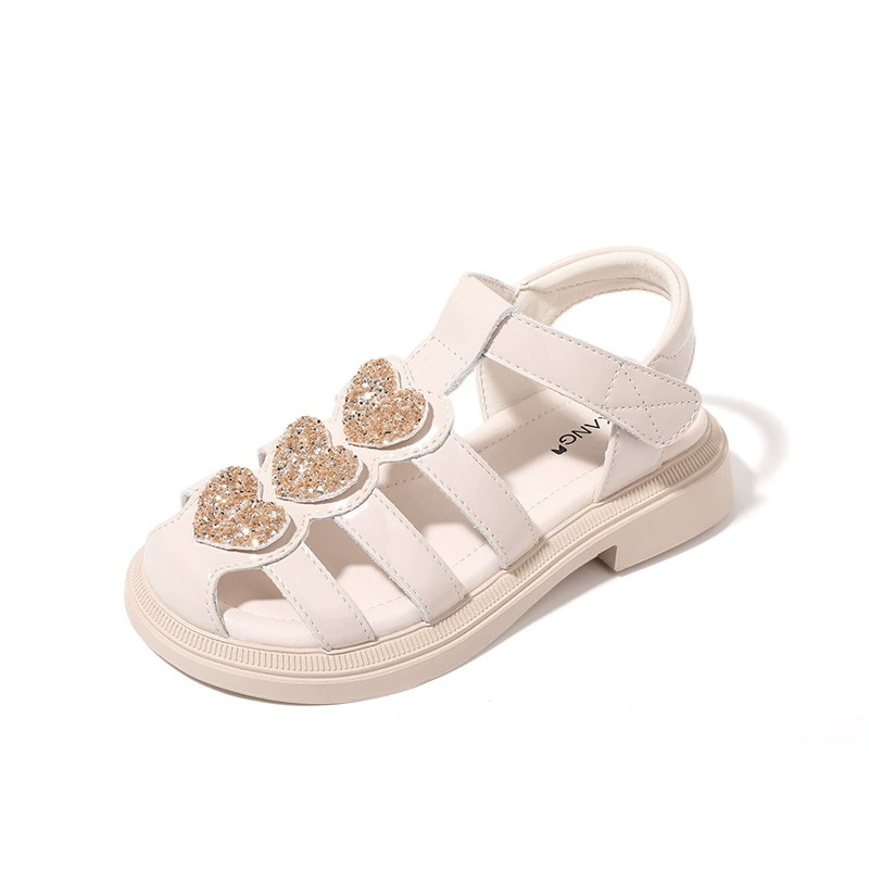 Детская обувь, сандалии для девочек, летние босоножки из натуральной кожи для малышек, новинка лета 2025 года, оптовая продажа