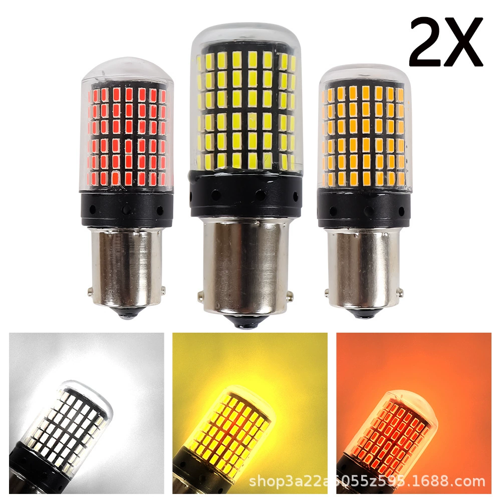 Автомобильный светодиодный поворотный свет 4014 144smd 1156 1157 T20 подсвечивает стоп-сигналы декодирования анти-стробоскоп