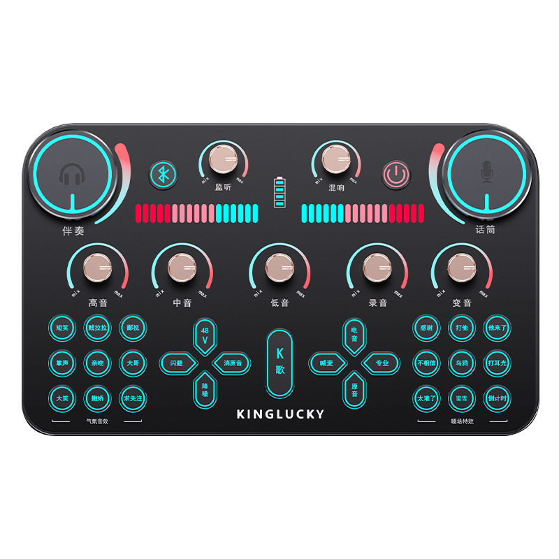 V20 live broadcast sound card recording singing special equipment computer mobile phone professional karaoke microphone live broadcast full set of customization V20 live broadcast sound card recording singing special equipment computer mobile phone professional karaoke microphone live broadcast full set of customization