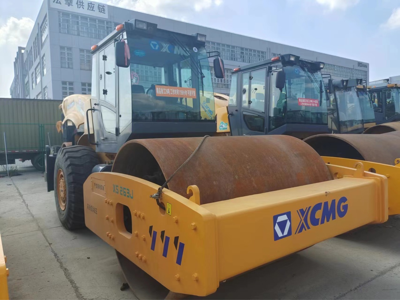 El rodillo de carretera de segunda mano del motor XCMG 223 trabaja durante 200 horas