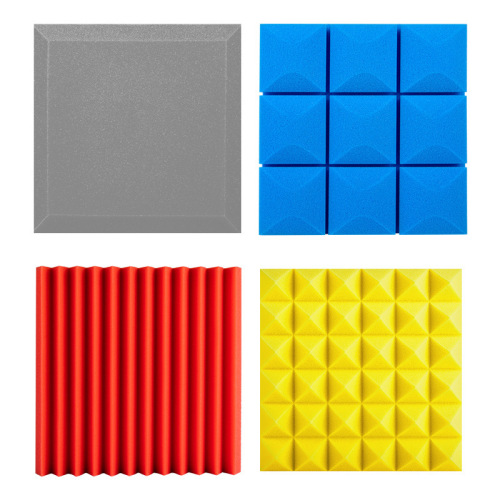 30x30 acoustic foam soundproofing material for export, environmentally friendly sound-absorbing material, suitable for KTV recording studios, drum rooms, and wall decoration fireproof and flame-retardant materials