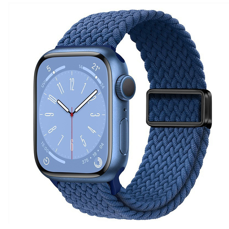 适用苹果applewatchS10降落伞扣条纹iwatch8/9/10智能手表带腕带|undefined