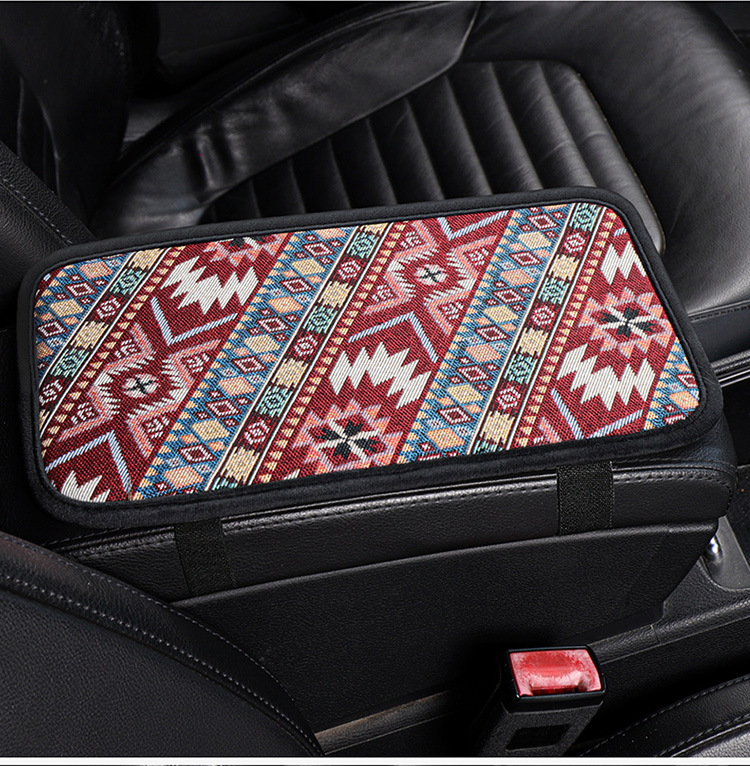 Universal car armrest box cover heightening pad, armrest pad, armrest cushion, protective pad, central armrest pad