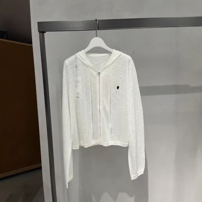 M**Meng Women's Clothing 2026 Summer New Style Hooded Zipper Knitted Cardigan Women's Long Sleeve Blouse Top 4H4131771 M**Meng Women's Clothing 2026 Summer New Style Hooded Zipper Knitted Cardigan Women's Long Sleeve Blouse Top 4H4131771