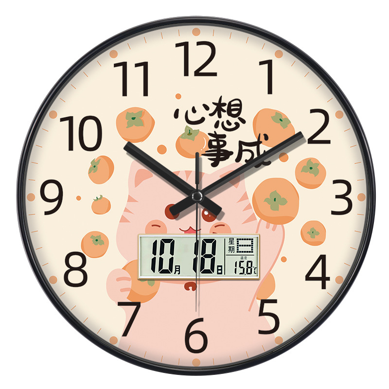 LEDA592 블랙 [스위스 무브먼트, 정확한 이동 시간]