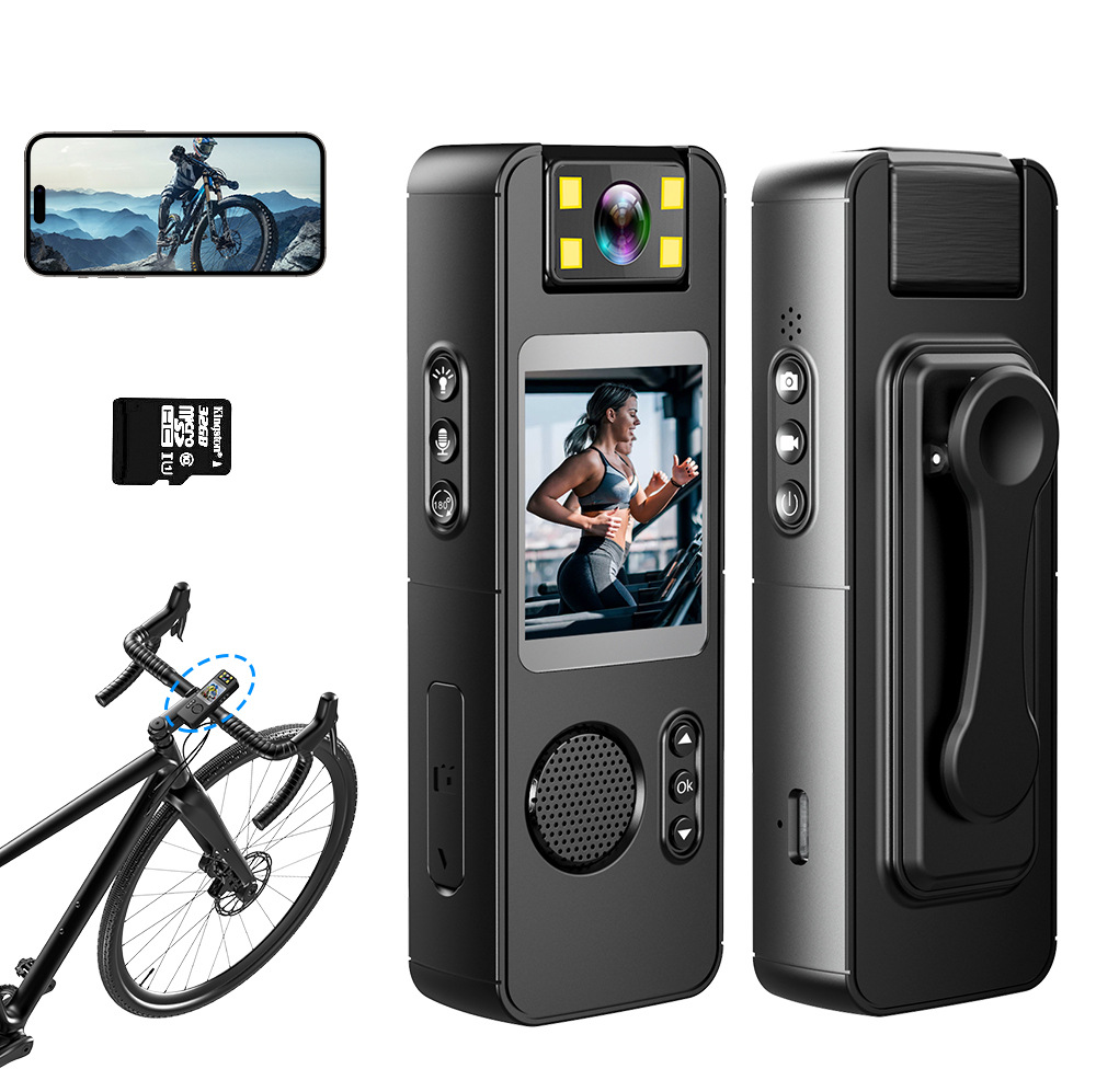 CS11 HD pantalla clip trasero cámara inalámbrica wifi cámara deportiva al aire libre visión nocturna conducción grabadora de mano