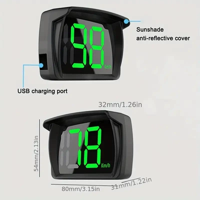 GPS Speed Meter HUD – Vehicle HUD