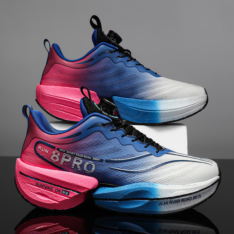 Chitu 8pro zapatillas para correr tablero de carbono para hombre, suela gruesa, jóvenes estudiantes, cuatro estaciones, zapatillas de deporte con absorción de impactos ultraligera F8