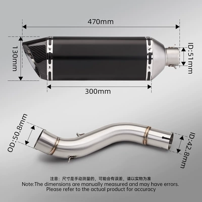 Motorcycle exhaust pipe — Set Motorcycle Modification