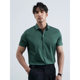 Men's high-end anti-wrinkle lapel short-sleeved shirt slim business casual iron-free light luxury white shirt a generation of hair