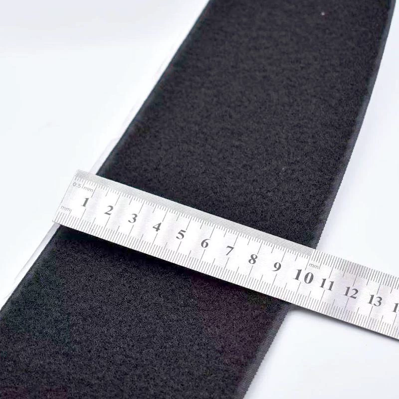 Клеевая лента-липучка шириной 10 см, прочная нейлоновая липучка, двусторонняя клейкая лента, черно-белая самоклеящаяся лента-липучка