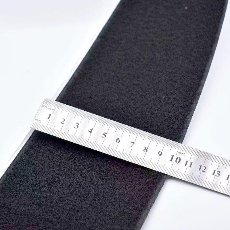 10cm Wide Adhesive Velcro Strong Nylon Hook and Loop Double-Sided Adhesive Black and White Velcro Self-Adhesive Hook and Loop Tape