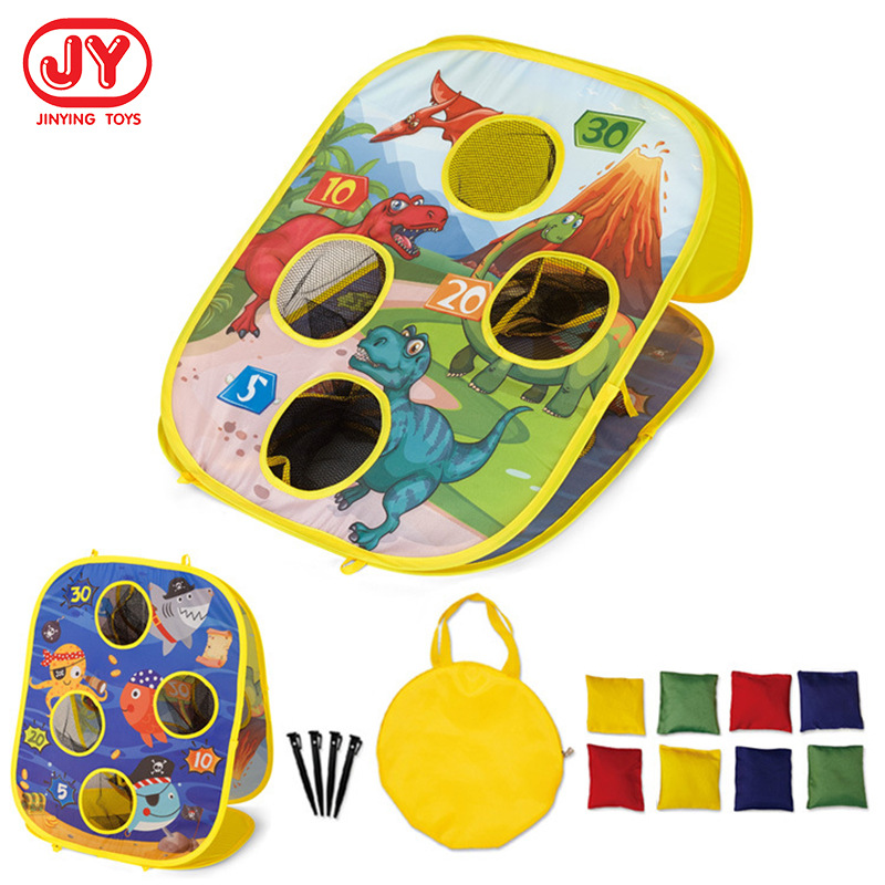 Bolsa de arena plegable para padres e hijos para niños lanzando juguete niño Juego de campo casa hierba fiesta lanzando traje plegable