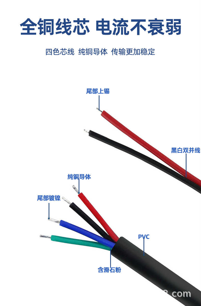 360 driving recorder M301JL rear camera video cable reversing 5 holes rear pull recording image extension cable