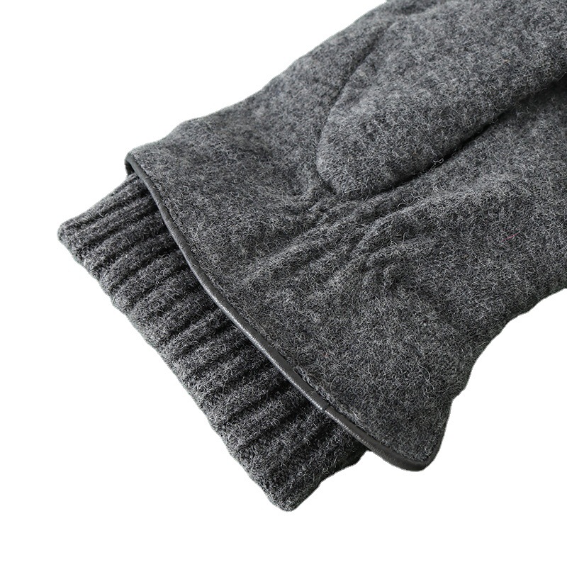 特价包邮男士冬季羊毛羊绒毛线手套加绒加厚保暖骑行开车户外手套