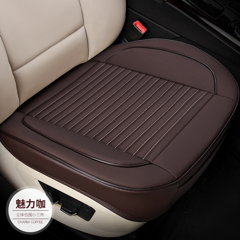 Universal – Seat cushion, seat cover Surround Leather - charming-coffee-leather-single-full-cover-no-backrest