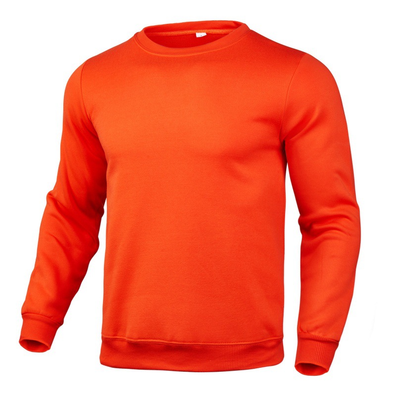 2024 New Couple Men's and Women's Fashion Brand Casual Solid Color Round Neck Long Sleeve Pullover Sweater Advertising_ipsvogv.com