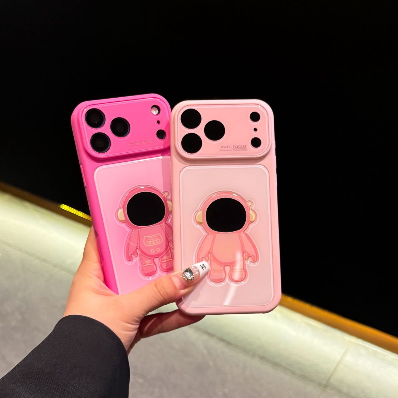 Funda para iPhone de Astronauta 3D de PC, Resistente a Caídas y Antigolpes image 3
