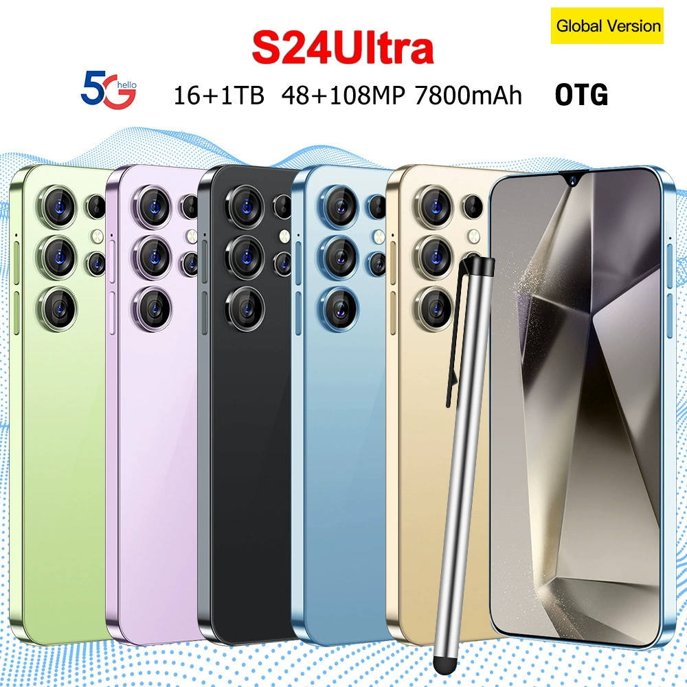 (Граница торговля), S24, умный мобильный телефон, Android, 3G, 6.75 дюйма, (Физические)