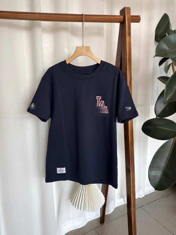 New Eraニューも華2025新春M家半袖tシャツNY野球ロゴプリントファッションカップル|undefined