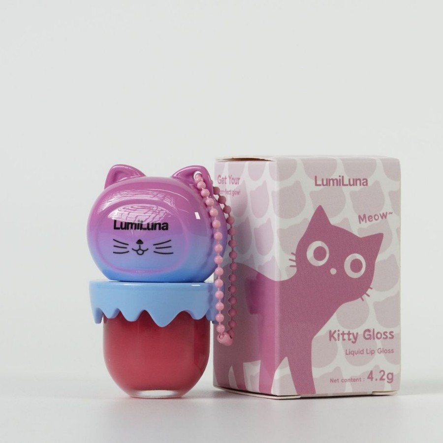 LumiLuna gelatina lipoprotector aceite hidratante anti-agrietamiento desvanecimiento de la marca de esmalte labial image 5