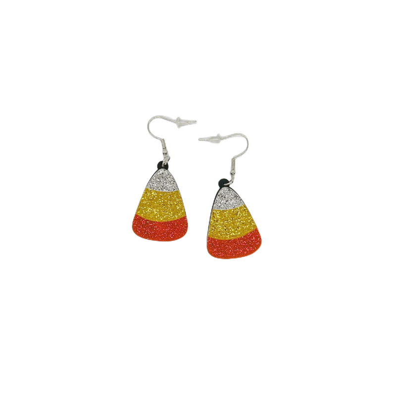 12g Weight Drop Earrings Classification 1 Pair Halloween Cute Funny Pumpkin Letter Ghost Arylic Drop Earrings