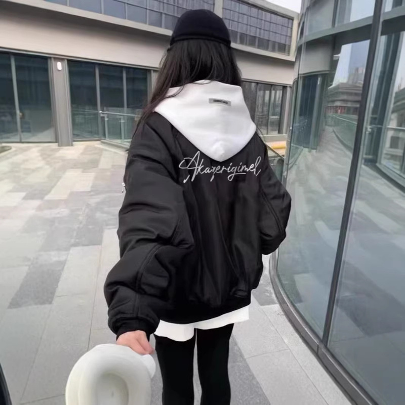 High-Quality Women's Jackets for Autumn and Winter, Loose Fit, Slimming, Fashionable, Versatile, Stylish, Simple, Elegant Tops for Women Wholesale
