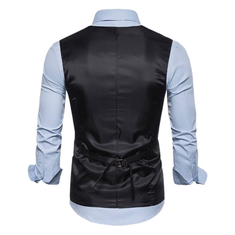 Новая мужская приталенная двубортная жилетка в клетку для весны и осени оптом и в розницу на AliExpress, Taobao, Pinduoduo