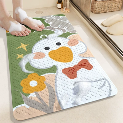 Avtomobil döşəmə paspasları, Bath Anti-Drop Foot Mat Toilet - cute-duck-013-4070cm