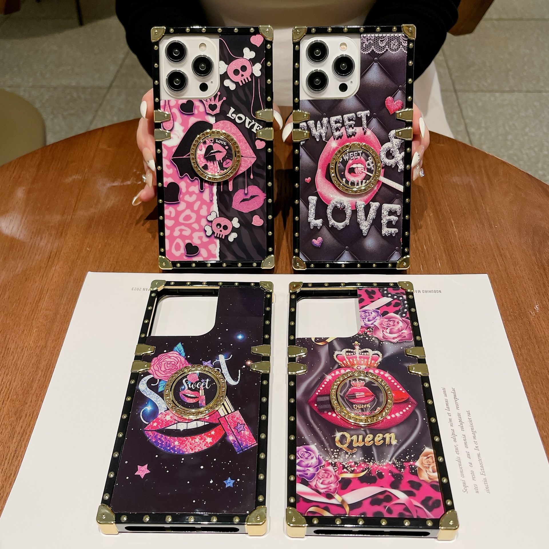Cover per cellulare alla moda per iphone 15 14 e samsung s23 ultra_voghion.com