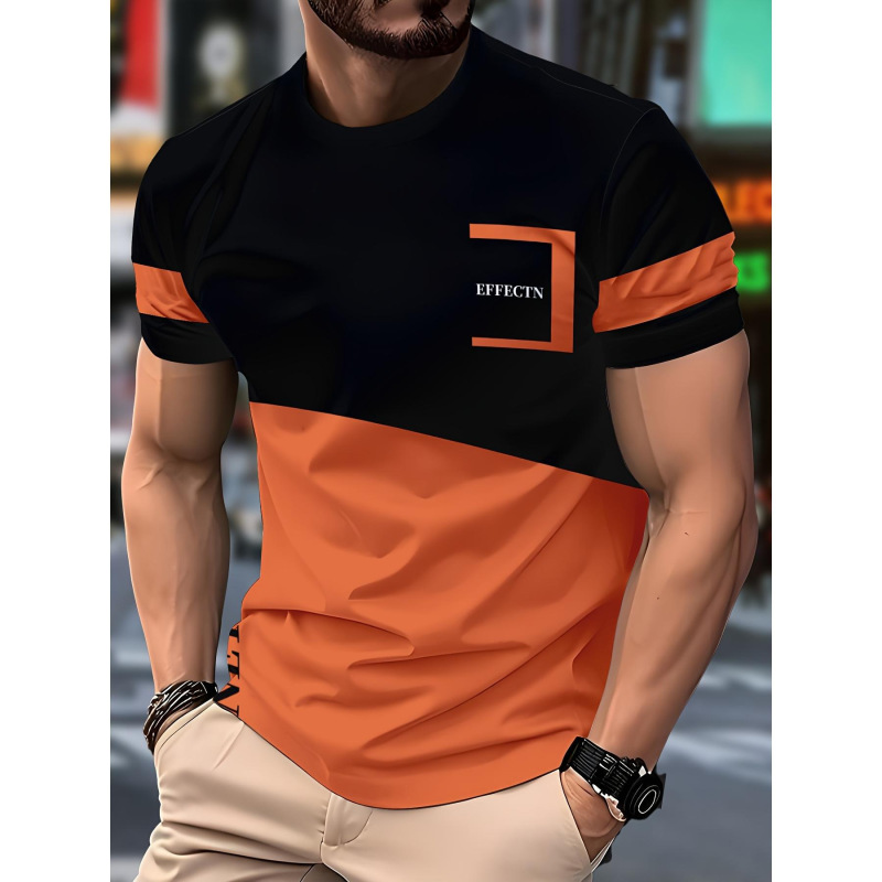 クロスボーダー Amazon AliExpress ホットストリートヒップホップ Tシャツヨーロッパとアメリカの春夏の新作メンズカジュアルラウンドネック半袖 Tシャツ|undefined