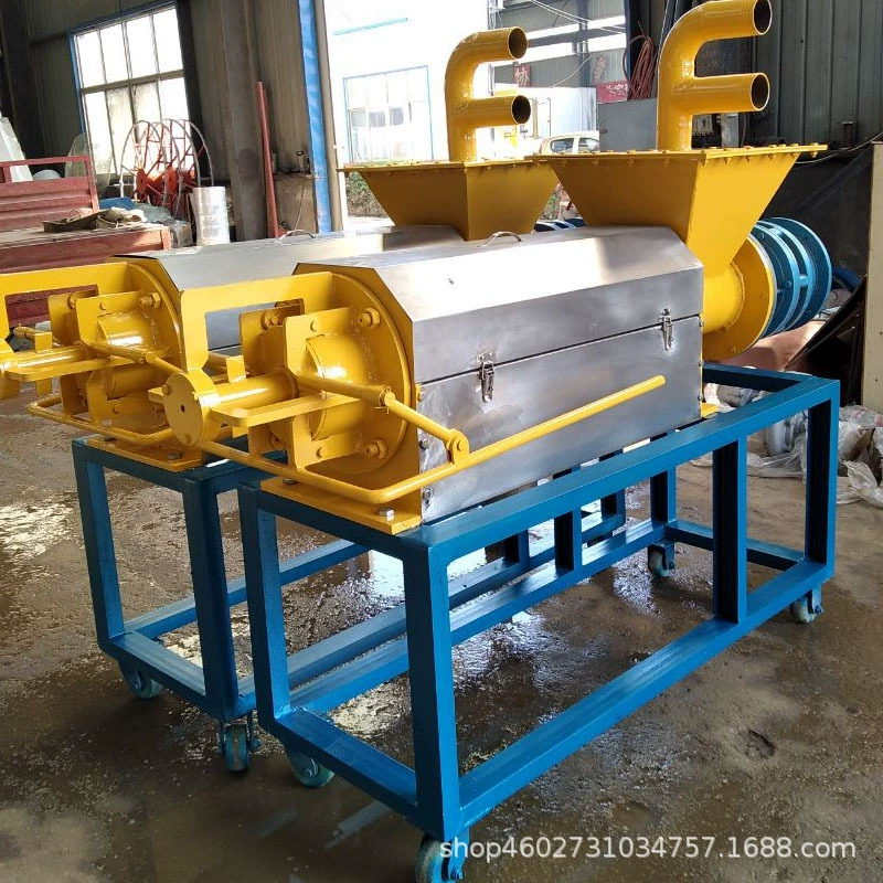 Сепаратор сухого и влажного куриного помета Zhongzheng для прямых волос, спиральный экструзионный сепаратор для обработки твердо-жидкого разделения свиного и коровьего помета.